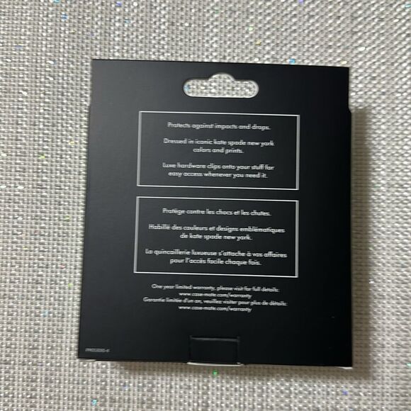 kate spade x Target Black White Polka Dot Apple AirPods Pro Protective Case - Picture 10 of 13